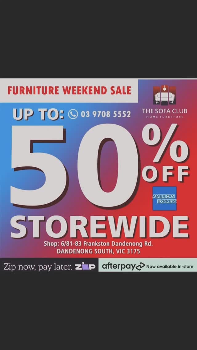 Post 4 by The Sofa Club Dandenong (Home of Luxury Furniture & Home decors) on Instagram (video)
