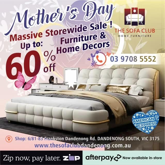 Post 6 by The Sofa Club Dandenong (Home of Luxury Furniture & Home decors) on Instagram (video)