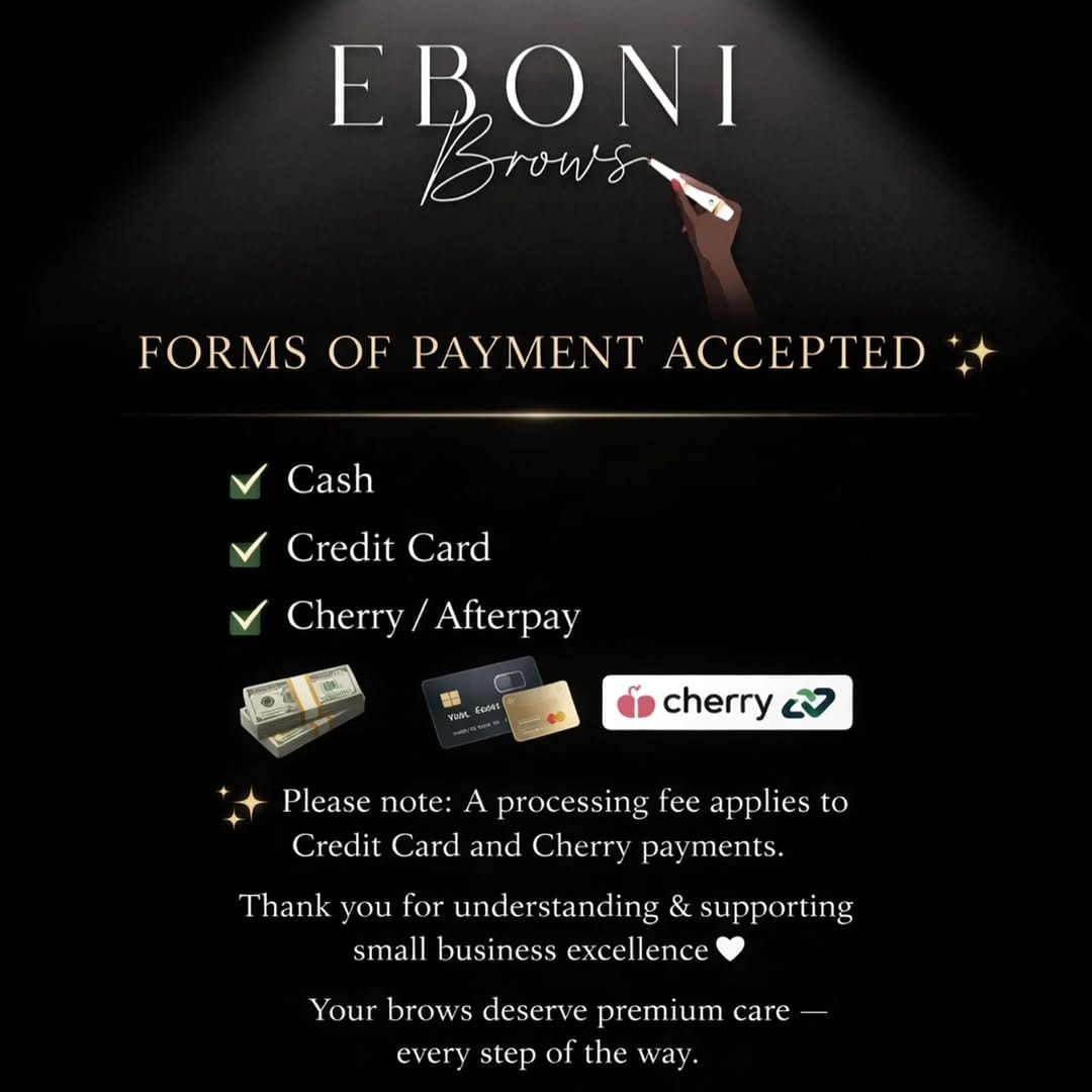 Post 9 by Eboni Brows - Maybe she's born with it, maybe its EboniBrows!!! on Instagram (image)