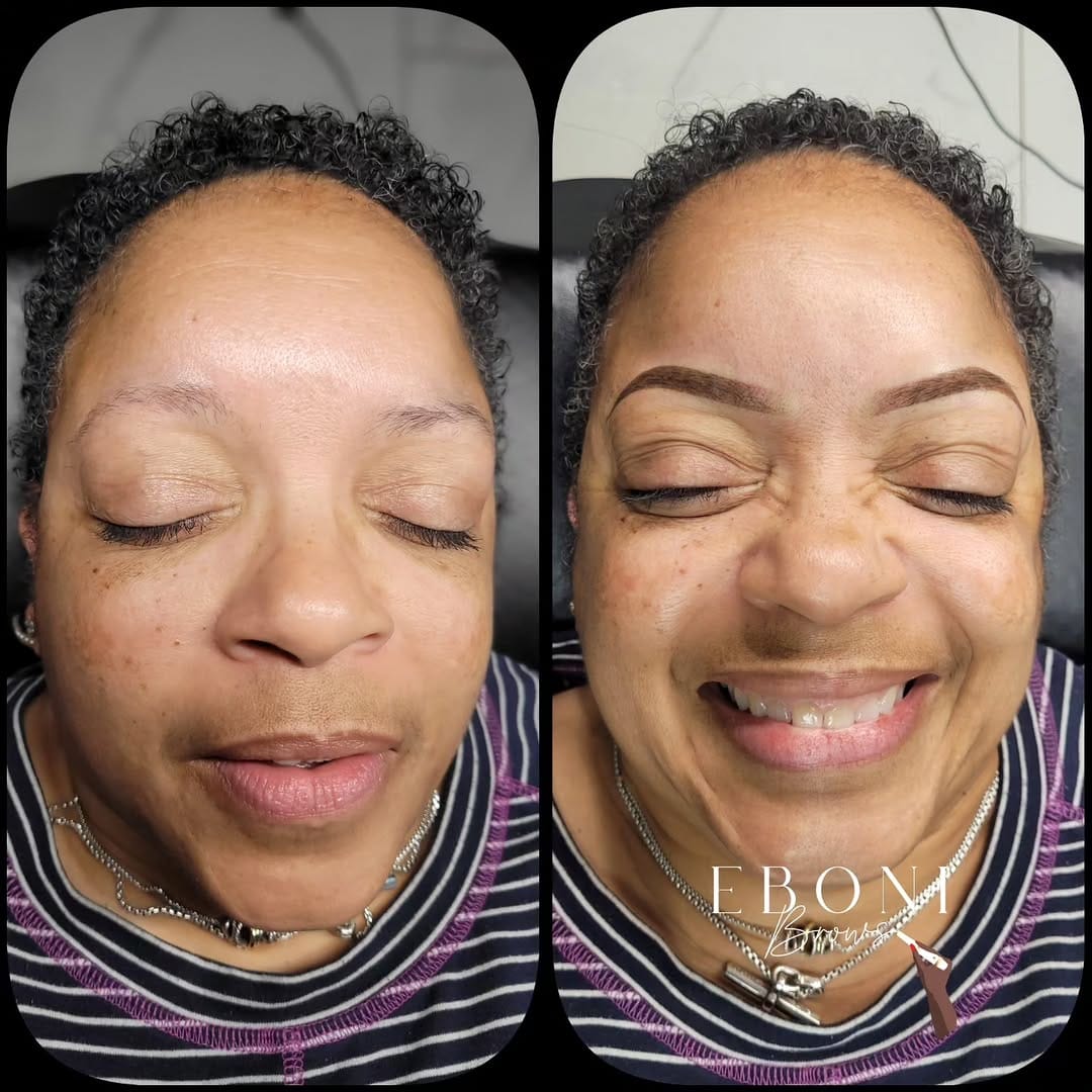 Post 5 by Eboni Brows - Maybe she's born with it, maybe its EboniBrows!!! on Instagram (carousel)