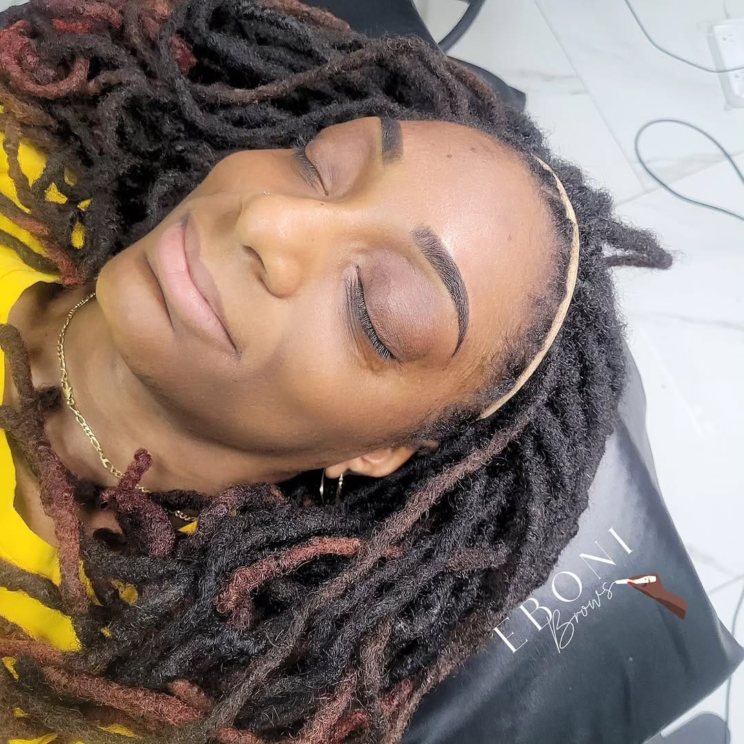 Post 6 by Eboni Brows - Maybe she's born with it, maybe its EboniBrows!!! on Instagram (carousel)