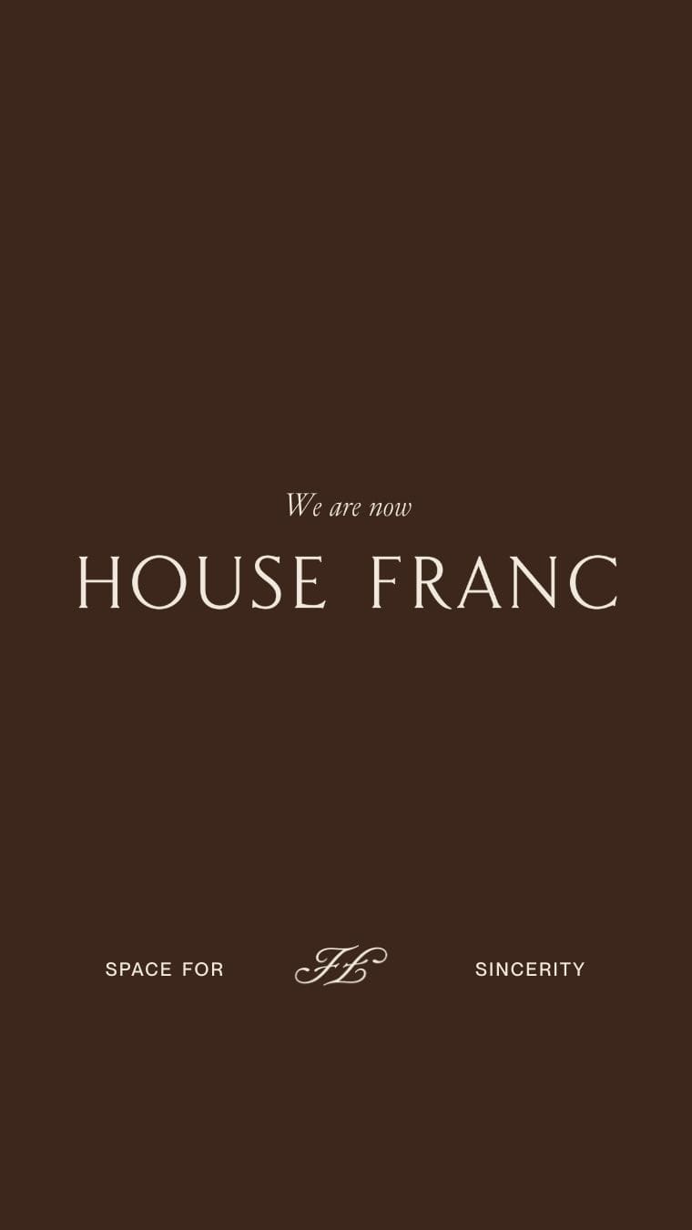 Post 9 by House Franc (pronounced Frank) on Instagram (video)