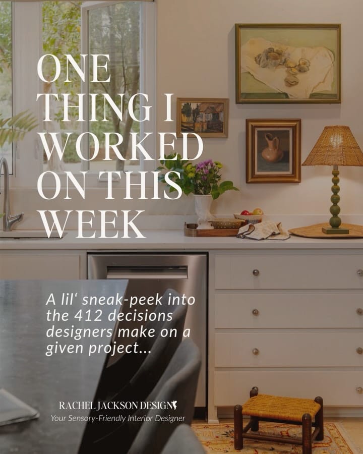 Post 5 by Your ADHD & Sensory Friendly Interior Designer on Instagram (carousel)