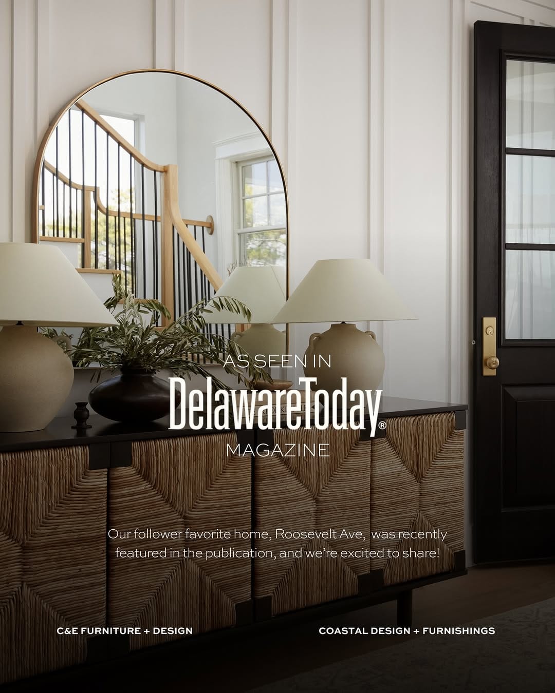 Post 7 by Delaware Interior Design | Coastal Interiors | C&E Furniture on Instagram (carousel)