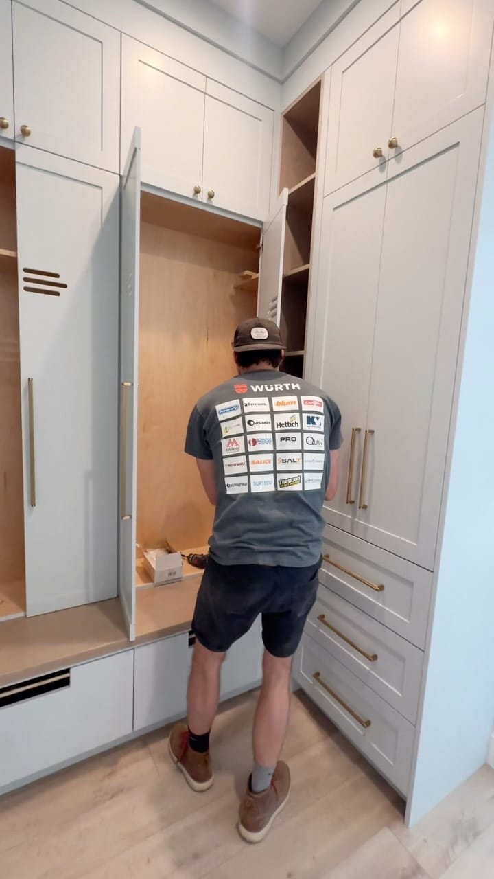 Post 6 by Weekley Design | Custom Cabinets on Instagram (video)