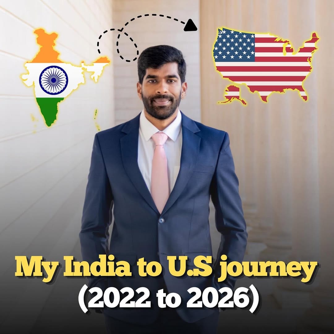 Post 8 by Sriram Arumelli | Study Abroad - USA | Job Search & Career tips on Instagram (carousel)