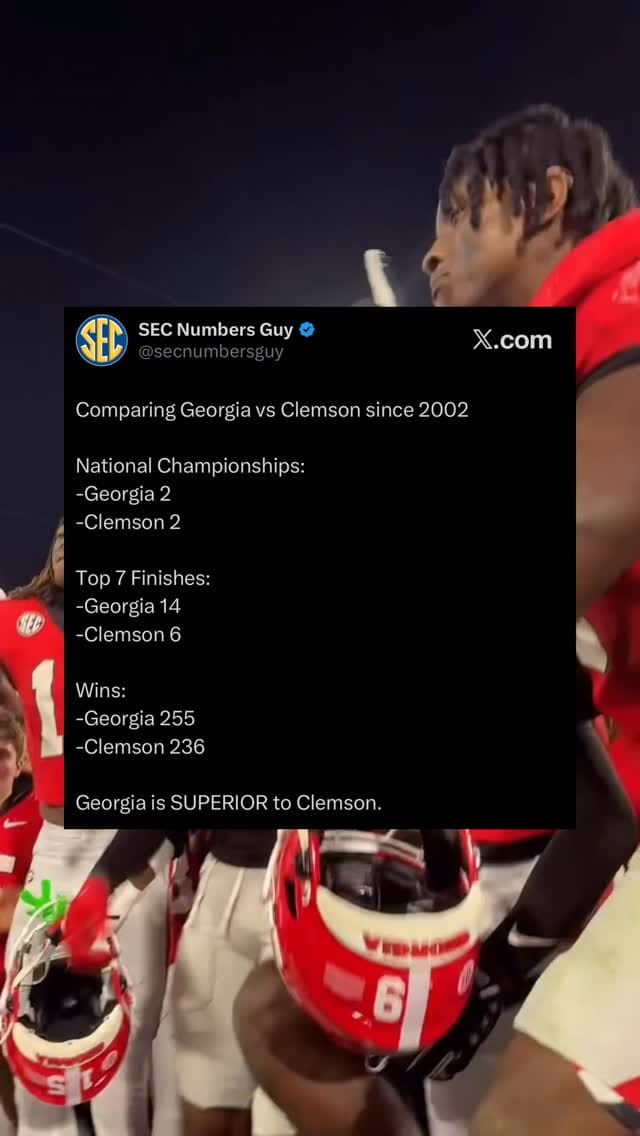 Post 1 by Georgia Bulldogs Alerts on Instagram (video)
