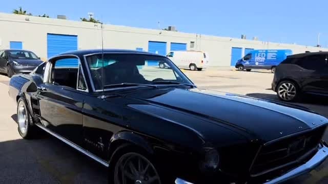 Post 5 by The Story of a Black Mustang Fastback 1967. Black Stallion! on Instagram (video)