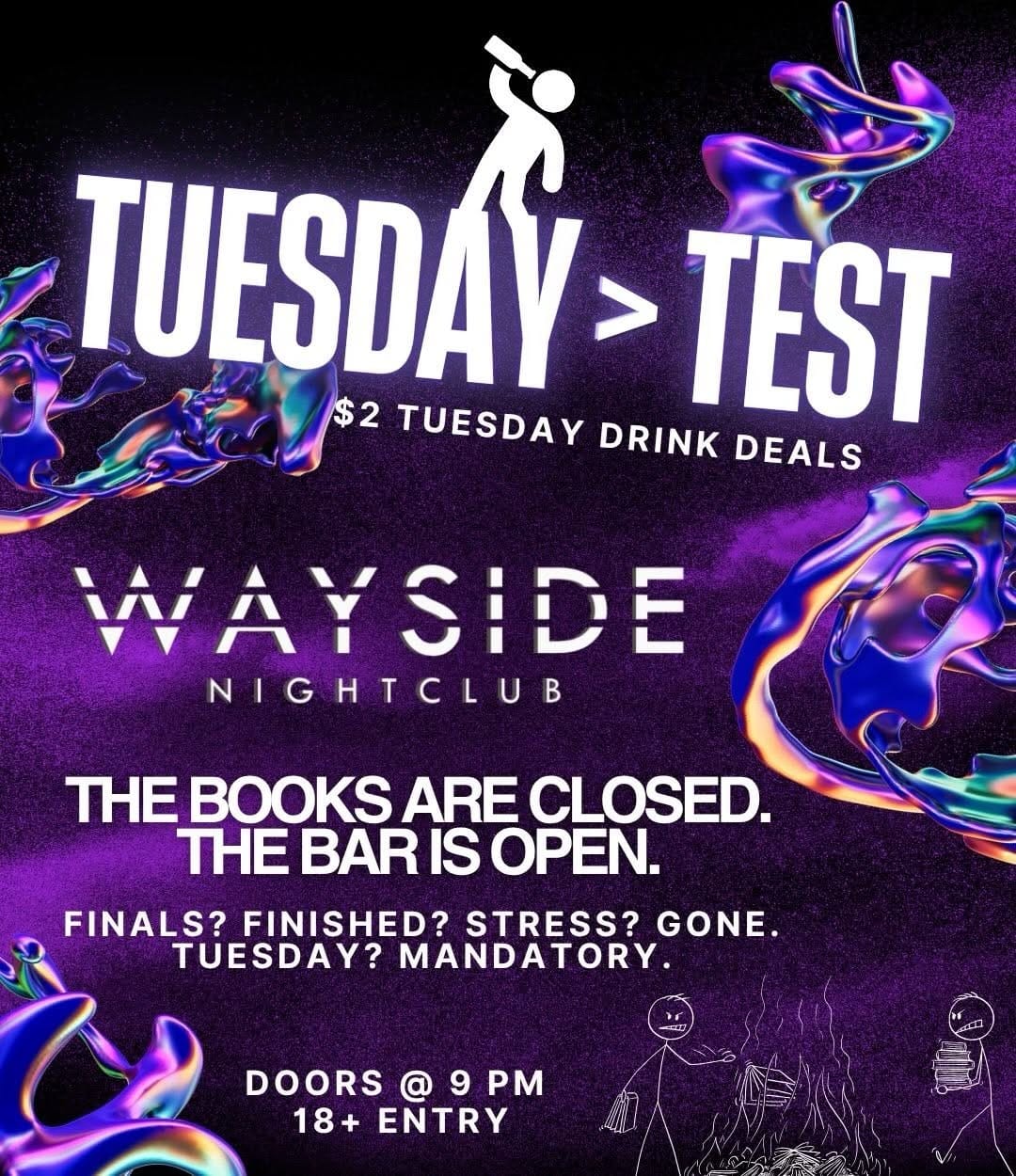 Post 5 by Wayside Nightclub on Instagram (carousel)