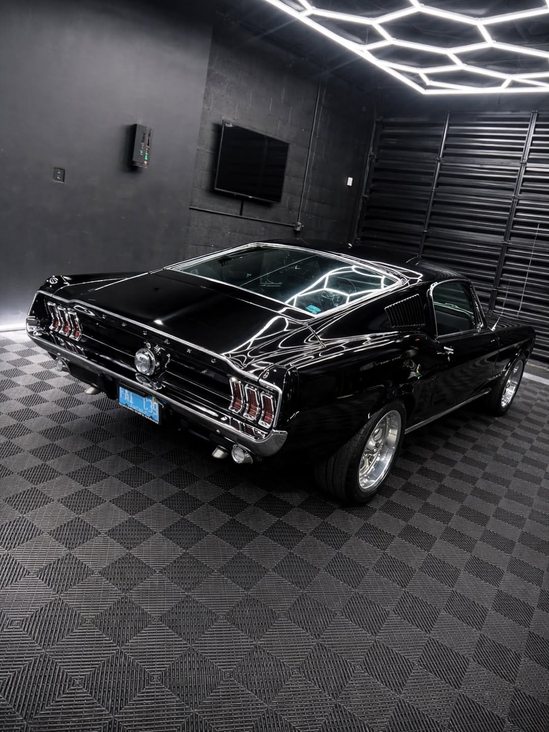 Post 1 by The Story of a Black Mustang Fastback 1967. Black Stallion! on Instagram (image)