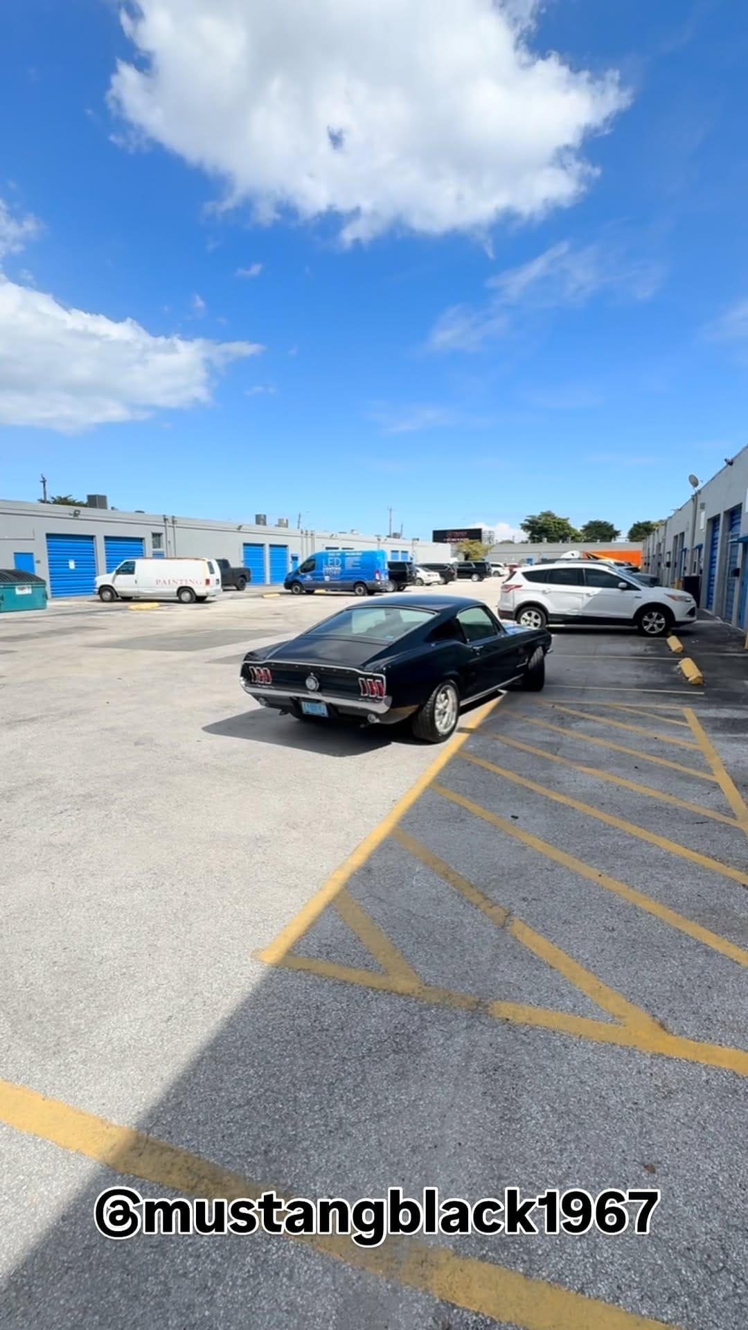 Post 7 by The Story of a Black Mustang Fastback 1967. Black Stallion! on Instagram (video)