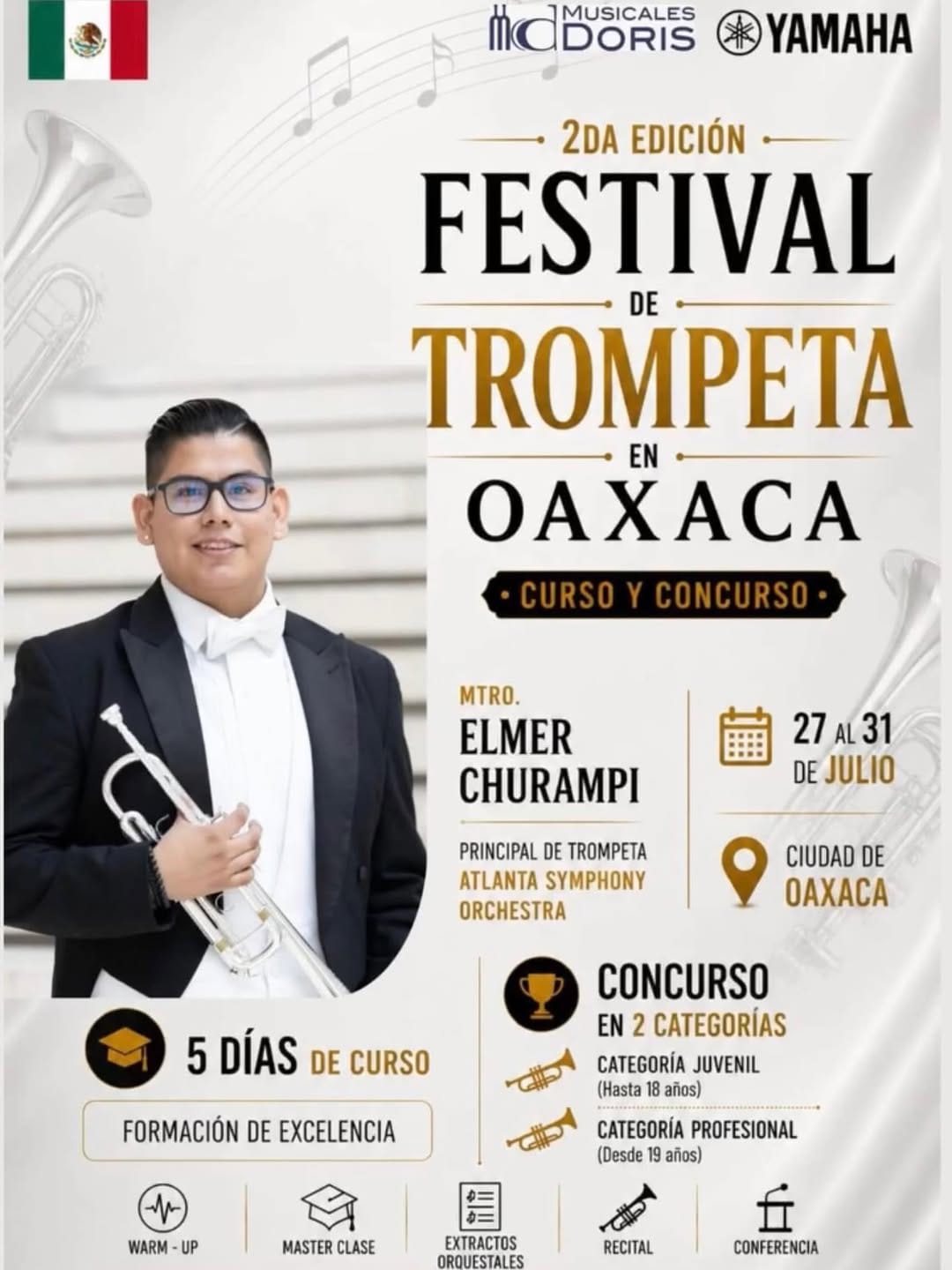 Post 2 by Elmer Churampi trumpet on Instagram (image)