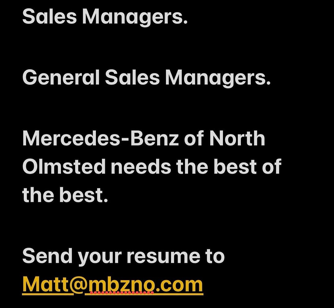 Post 2 by Mercedes-Benz of North Olmsted on Instagram (image)
