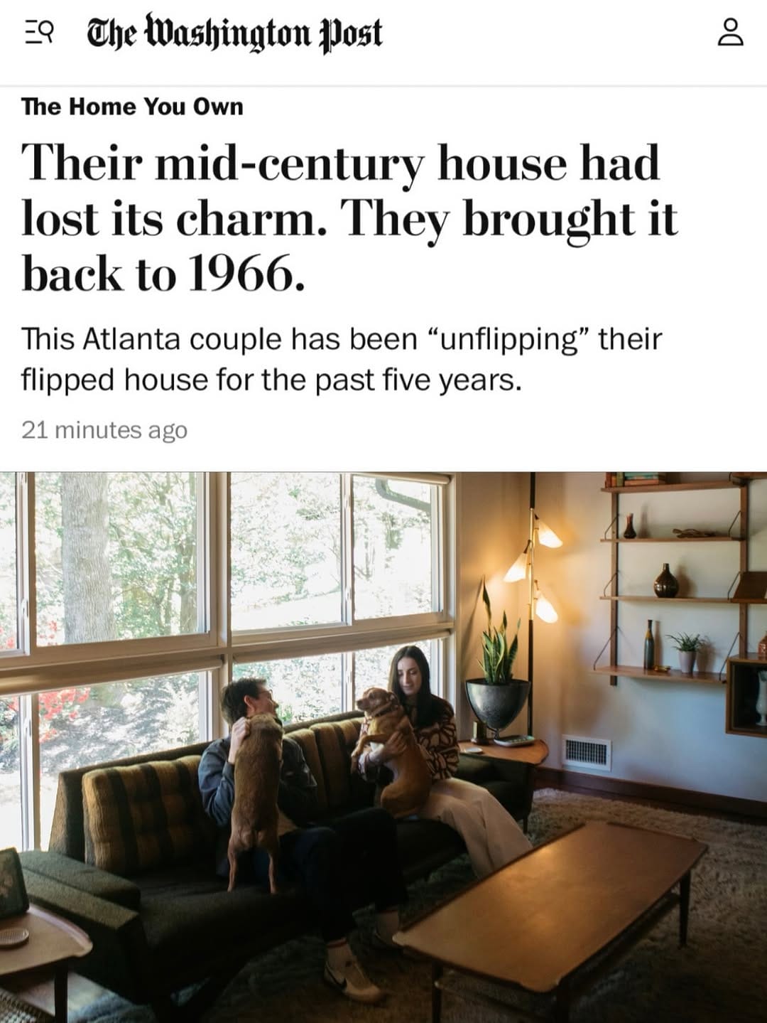 Post 10 by Unflipping a Mid Century Modern on Instagram (carousel)