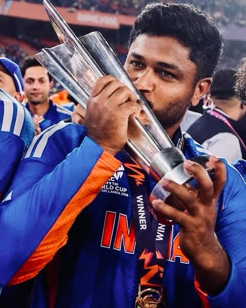 Post 8 by Sanju Samson Fans Page 🔵 on Instagram (carousel)