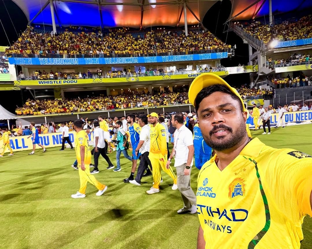 Post 1 by Sanju Samson Fans Page 🔵 on Instagram (image)