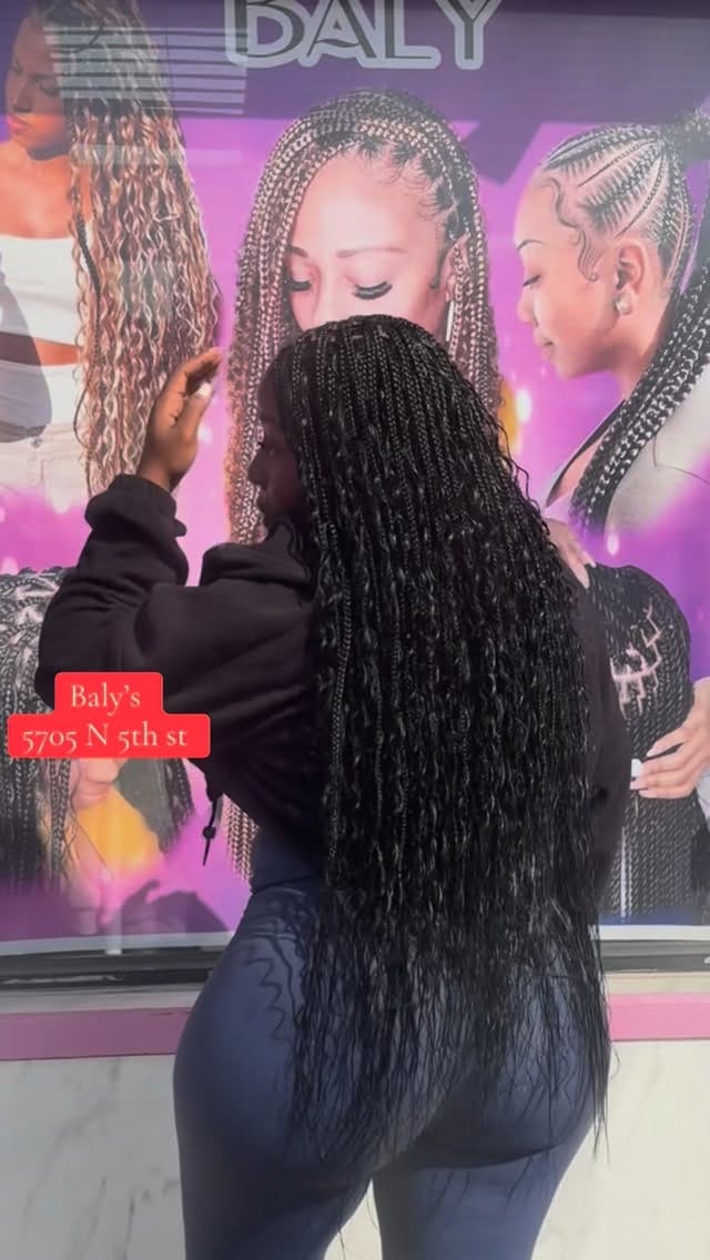 Post 2 by Balyhairbraiding on Instagram (video)