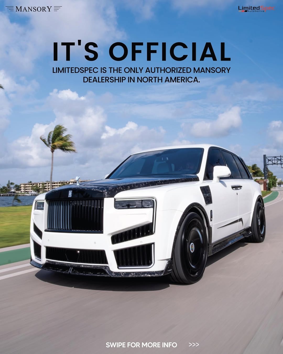 Post 10 by Mansory USA on Instagram (carousel)