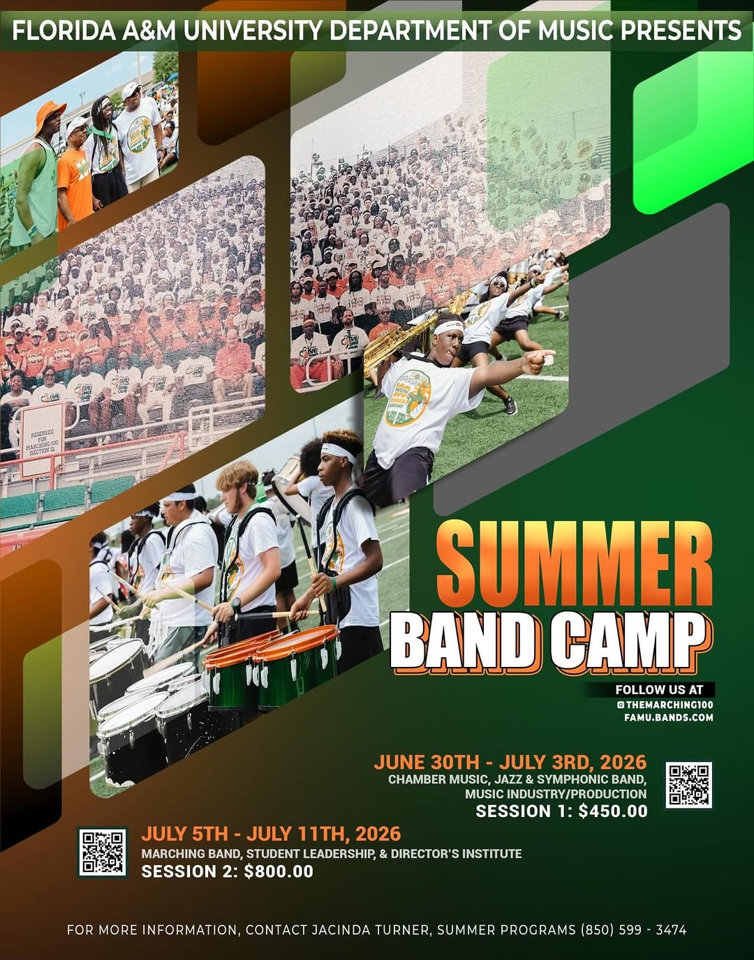 Post 4 by FAMU's Marching "100" Band on Instagram (image)