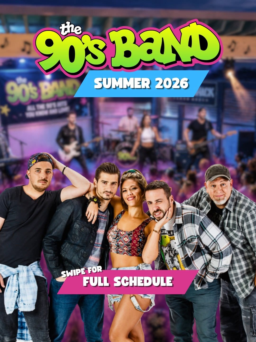 Post 1 by The 90's Band on Instagram (carousel)
