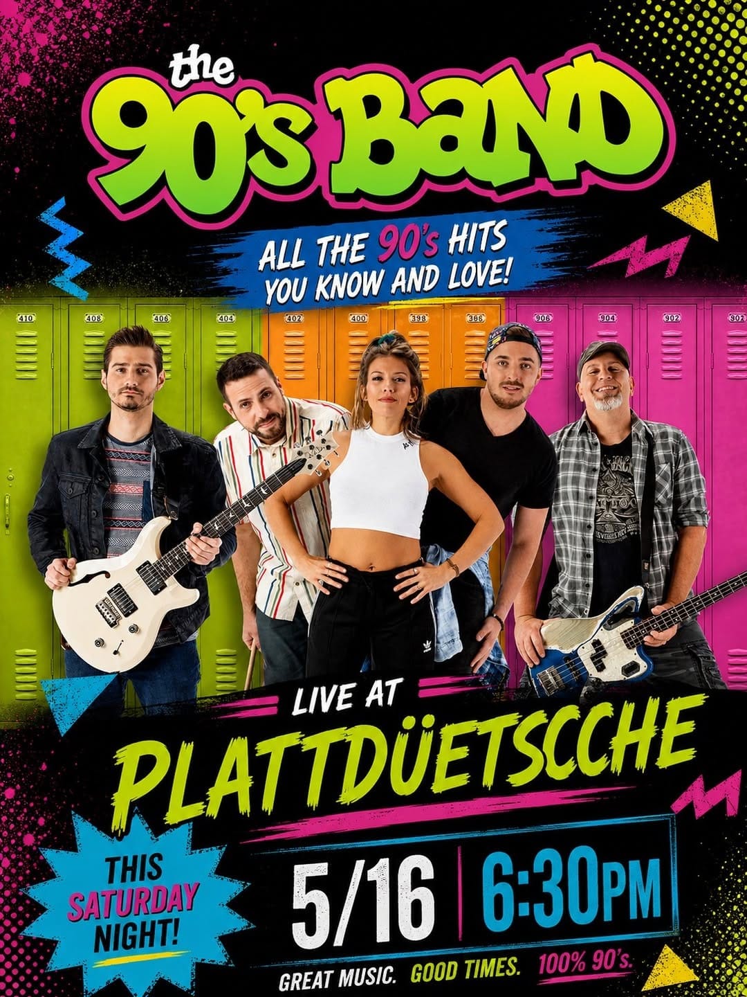 Post 3 by The 90's Band on Instagram (image)