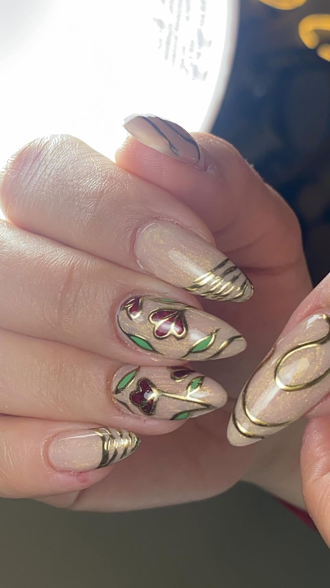 Post 2 by Mani | Pedi | Mani Rusa | Polygel | Cejas on Instagram (video)