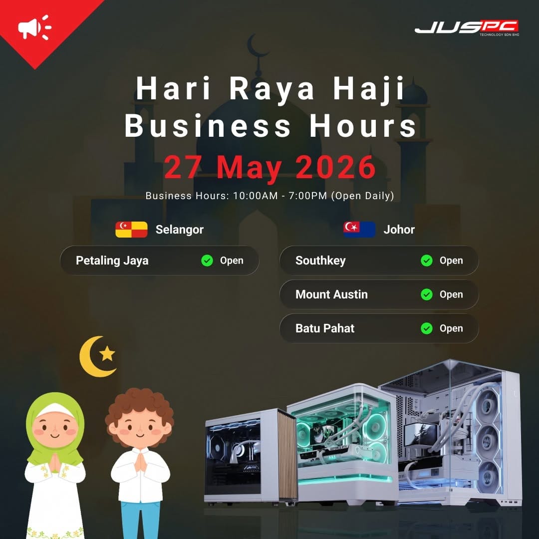 Post 4 by JUSPC TECHNOLOGY SDN BHD on Instagram (image)