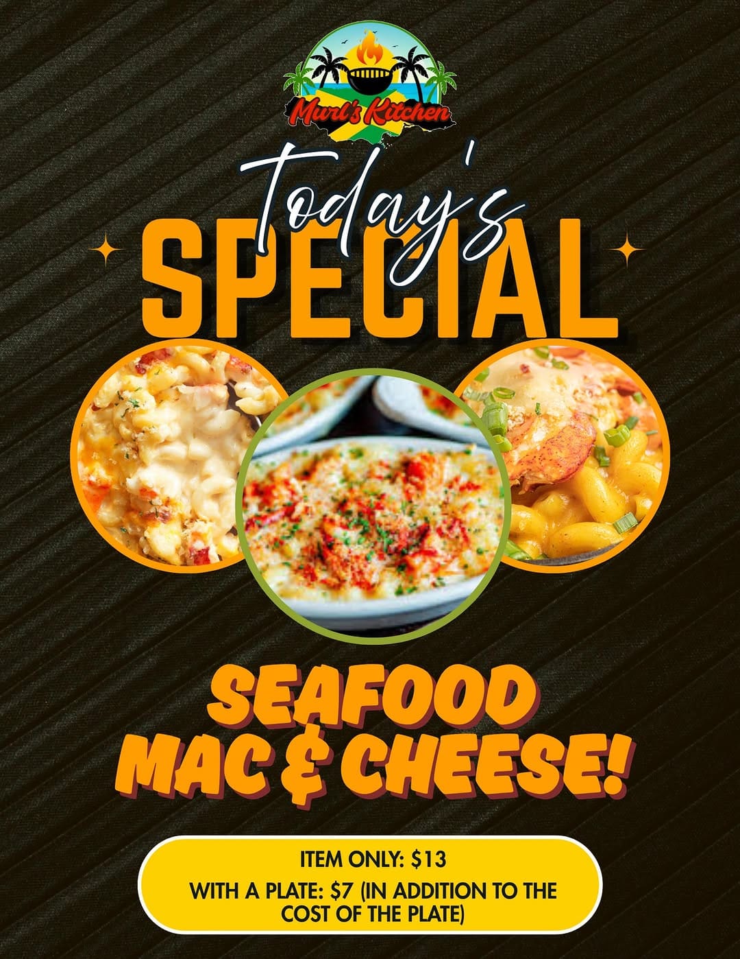 Post 1 by MURL’S KITCHEN | JAMAICAN RESTAURANT on Instagram (image)
