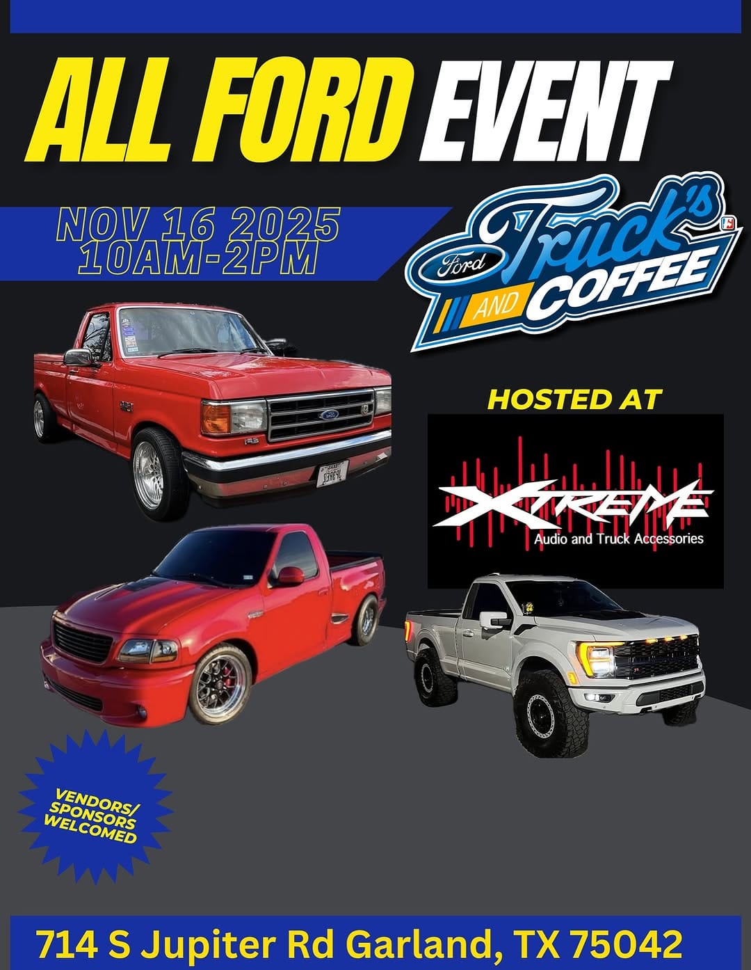 Post 3 by Ford’s Trucks And Coffee Htx on Instagram (image)