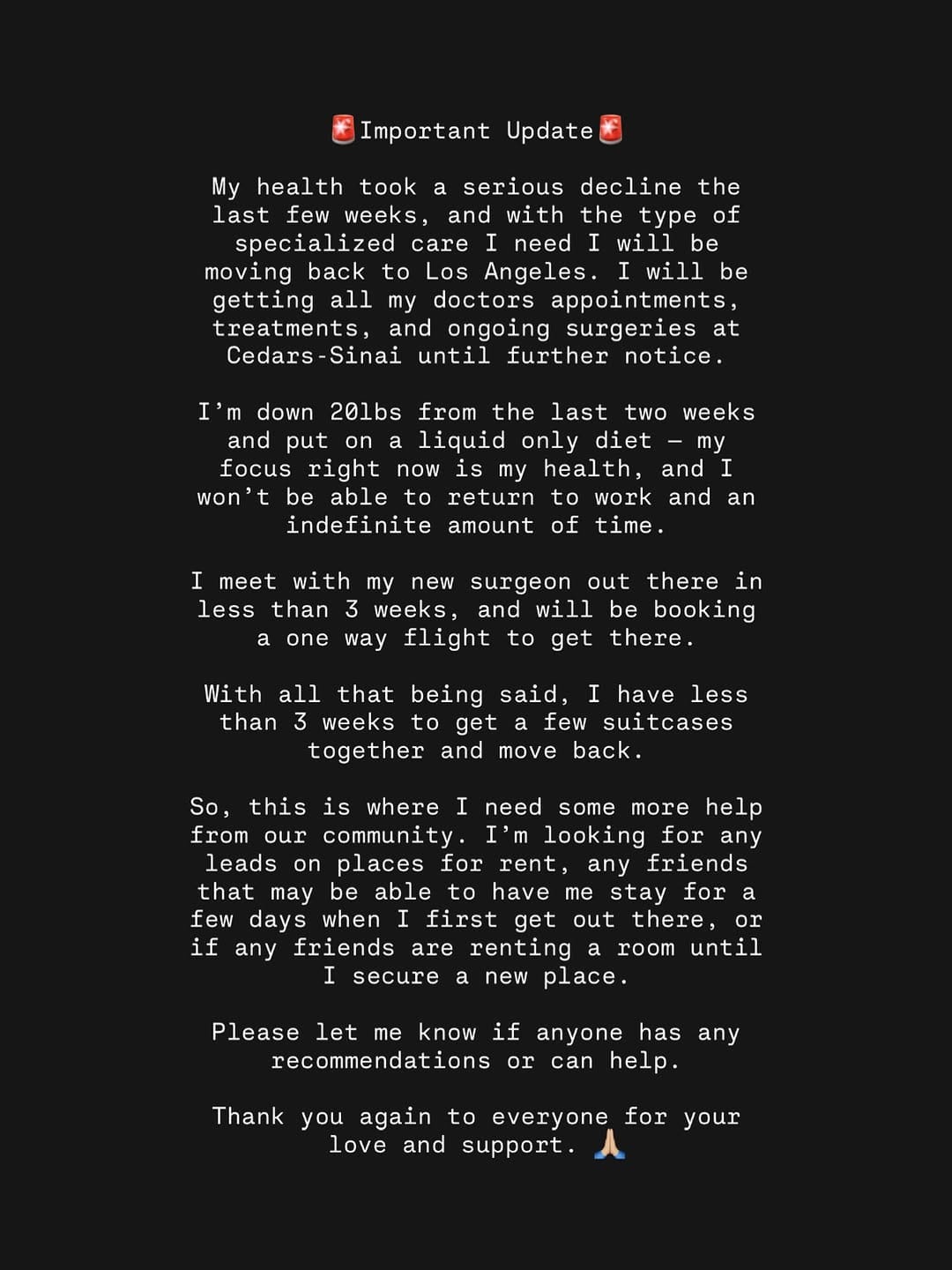 Post 4 by Nadine ‘Aidan’ White on Instagram (image)