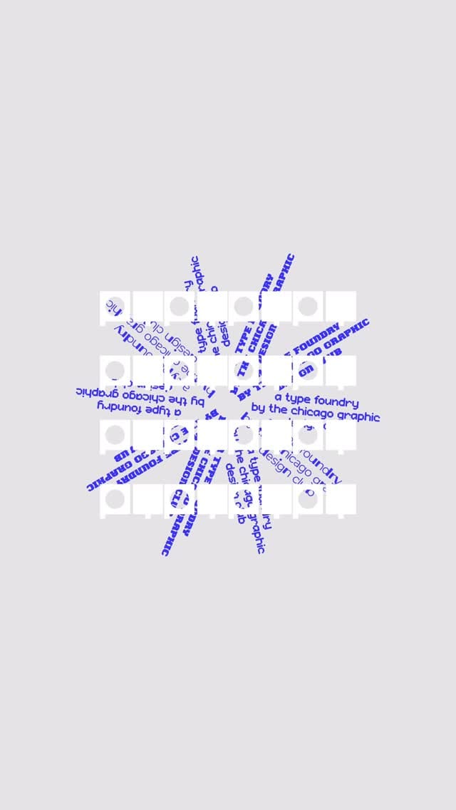 Post 9 by Chicago Graphic Design Club on Instagram (video)