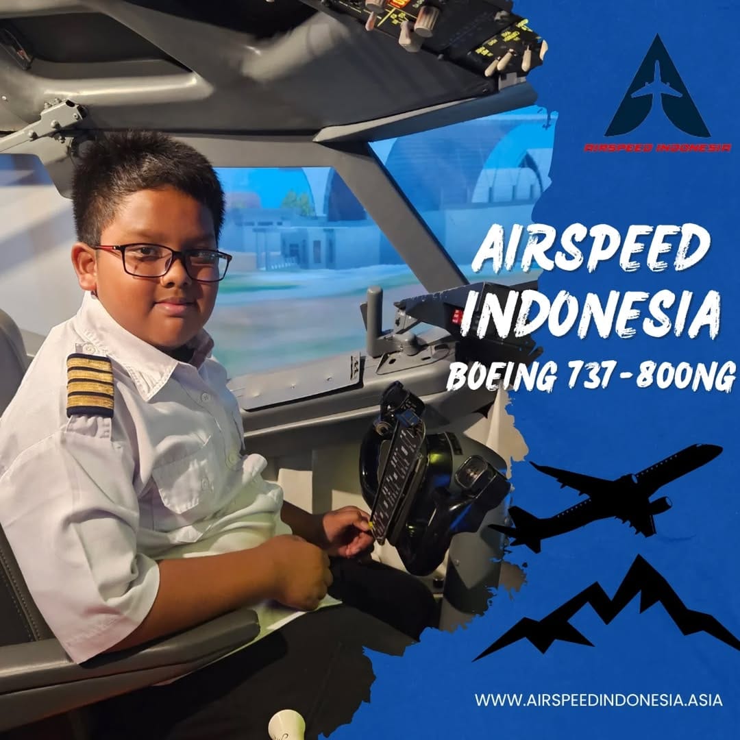 Post 6 by Airspeed Indonesia Simulator - PT. Universal Alam Indonesia on Instagram (image)