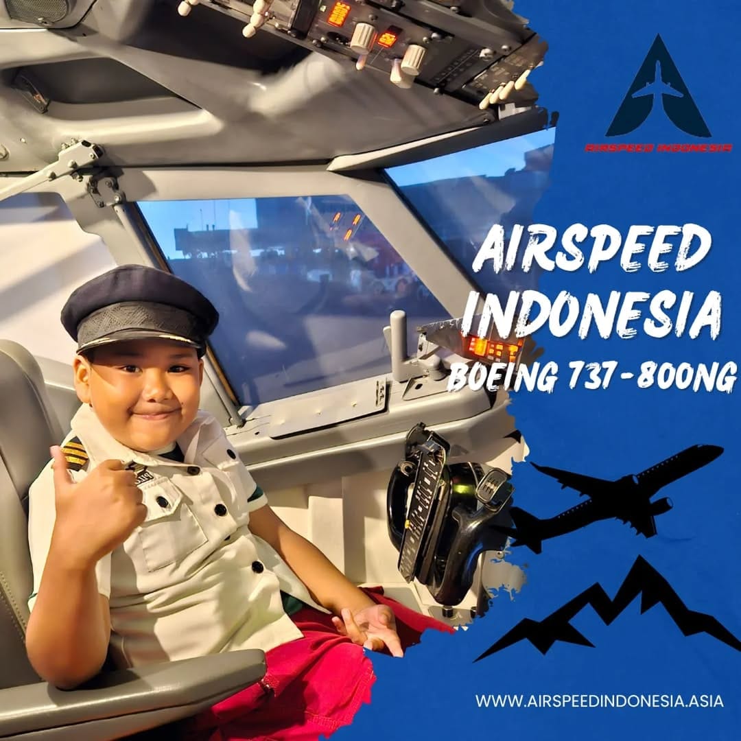 Post 1 by Airspeed Indonesia Simulator - PT. Universal Alam Indonesia on Instagram (image)