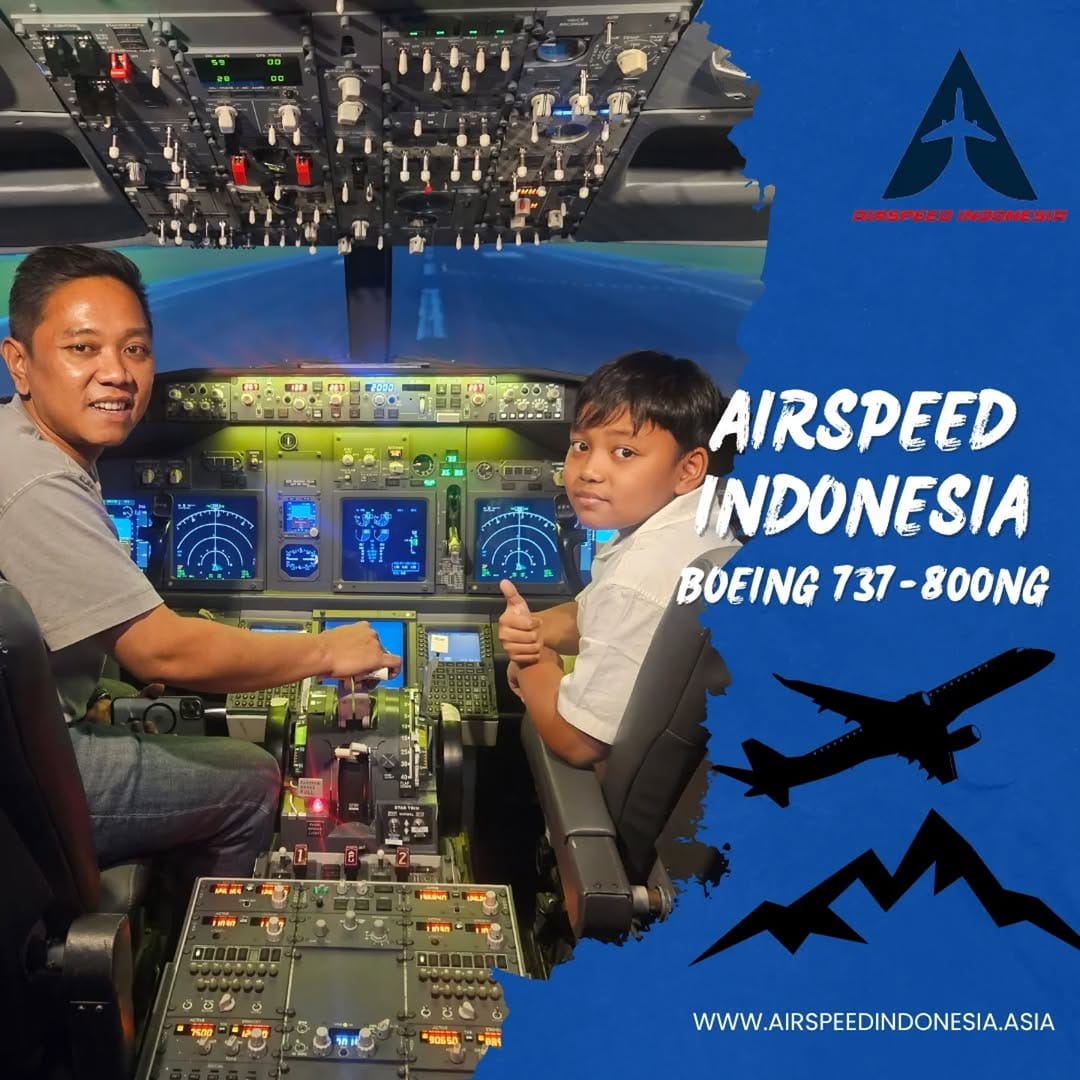Post 4 by Airspeed Indonesia Simulator - PT. Universal Alam Indonesia on Instagram (image)