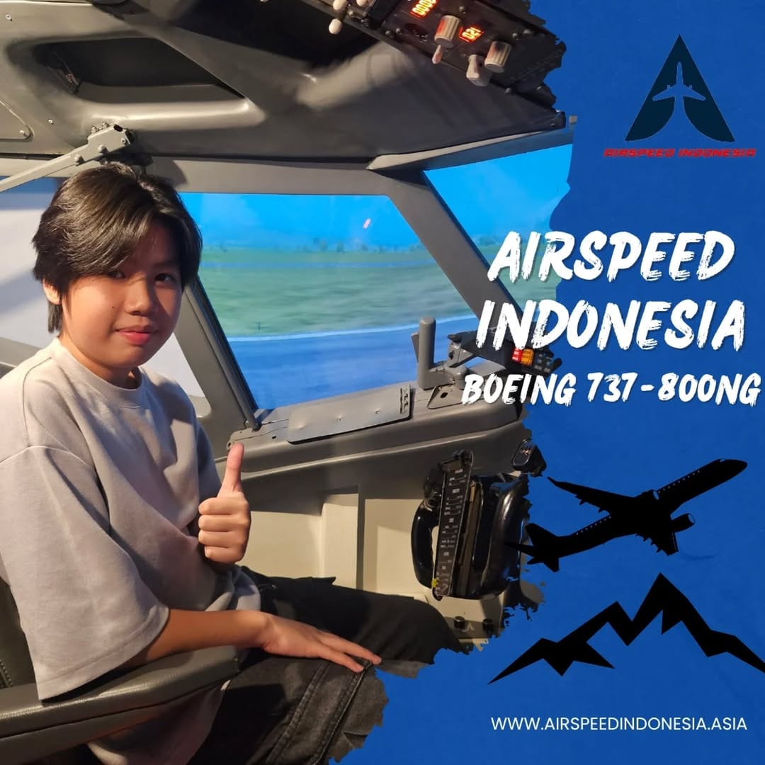 Post 7 by Airspeed Indonesia Simulator - PT. Universal Alam Indonesia on Instagram (image)