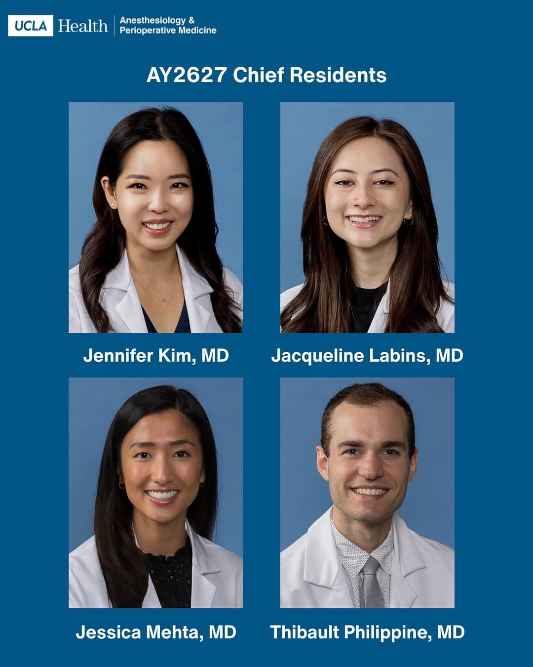 Post 9 by UCLA Anesthesiology Residency Program on Instagram (image)