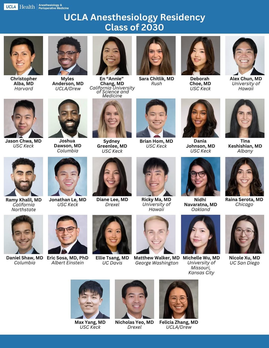 Post 8 by UCLA Anesthesiology Residency Program on Instagram (carousel)