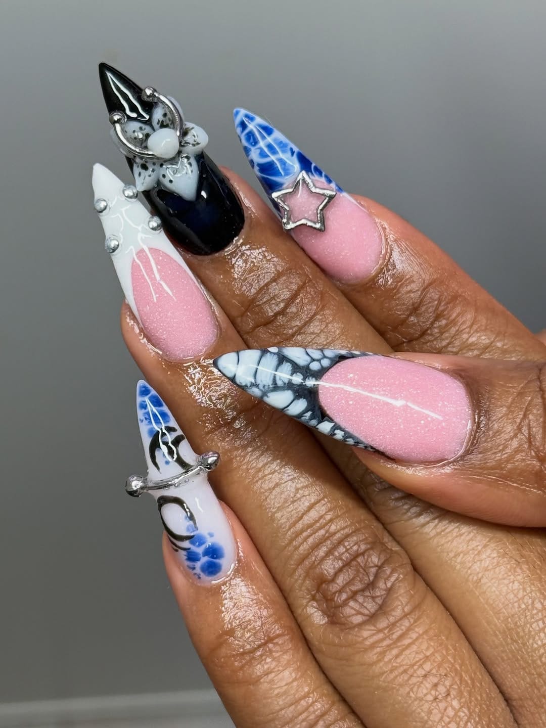Post 1 by London & Houston Nail Artist ˚୨୧⋆｡˚ ⋆ on Instagram (carousel)