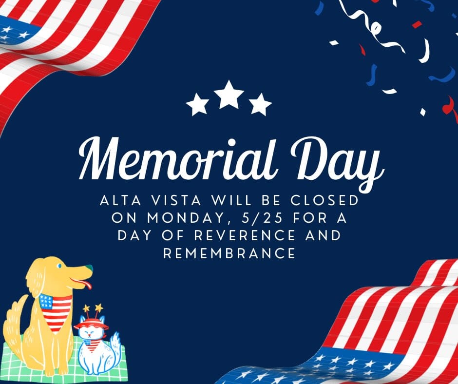 Post 1 by Alta Vista Animal Hospital on Instagram (image)