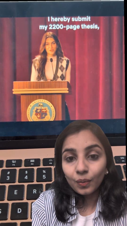 Post 8 by Dr.Tripti on Instagram (video)