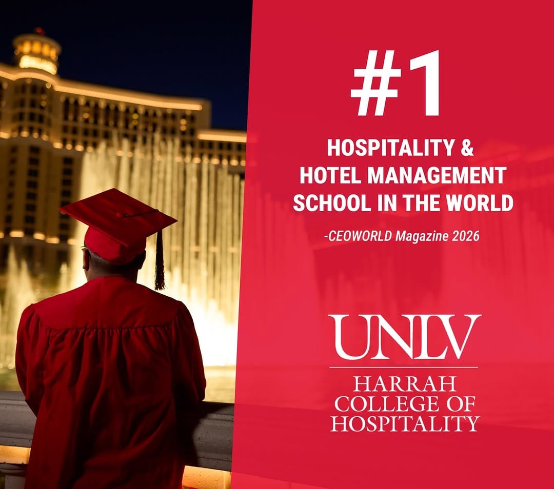 Post 8 by UNLV Harrah College of Hospitality on Instagram (carousel)