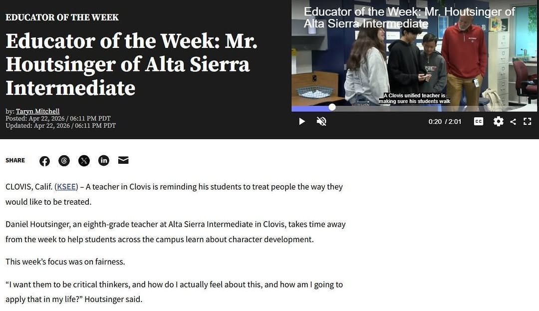 Post 4 by Clovis Unified School District on Instagram (image)