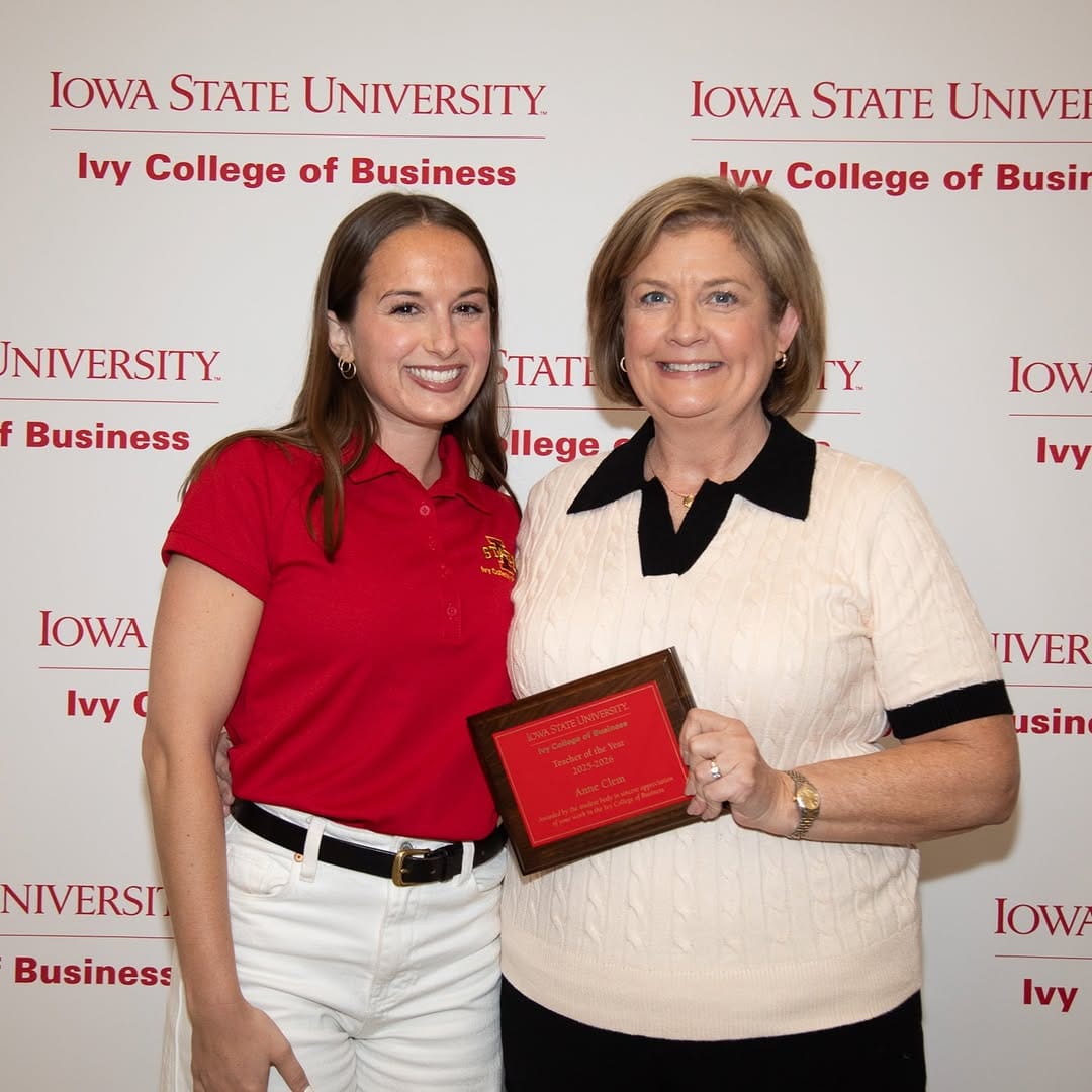 Post 3 by Iowa State University Ivy College of Business on Instagram (carousel)