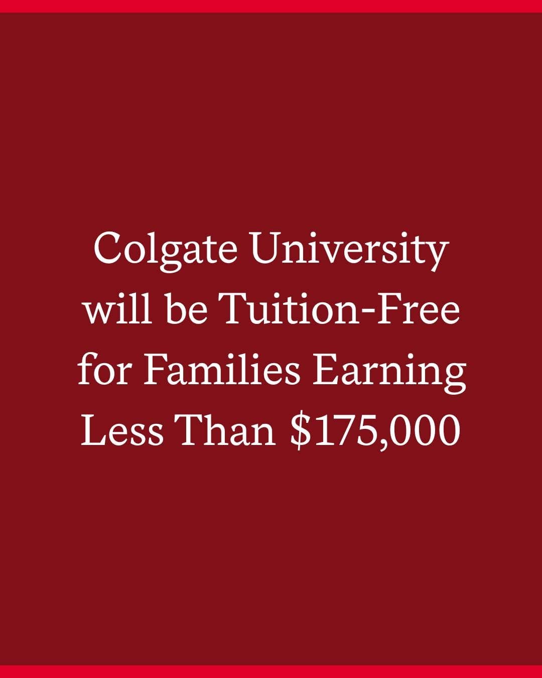 Post 9 by Colgate University on Instagram (carousel)