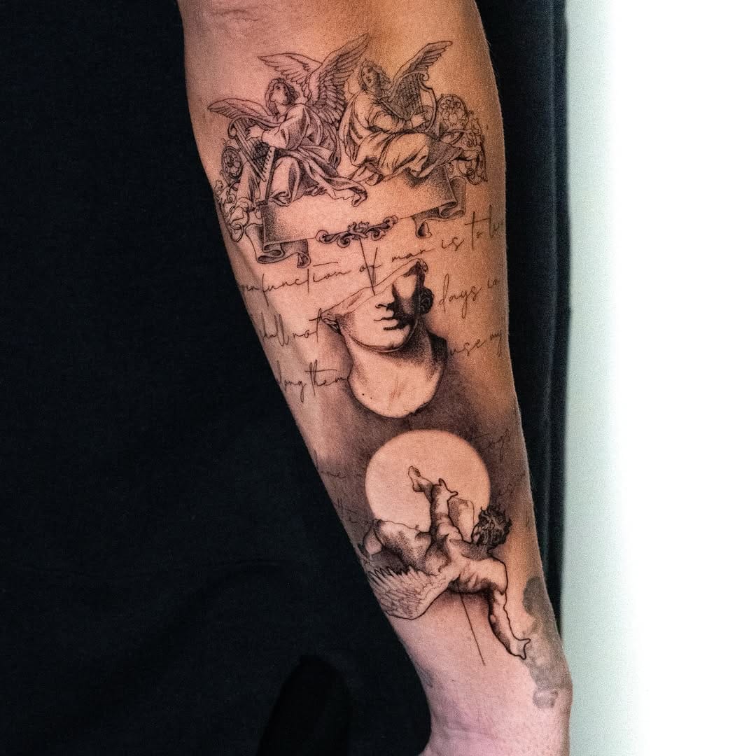Post 4 by Tattoo artist💖Micro realism and Fine line on Instagram (image)