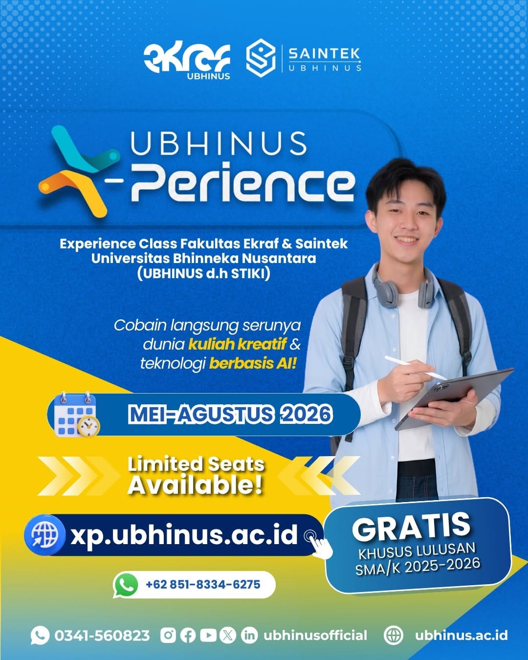 Post 6 by Universitas Bhinneka Nusantara (UBHINUS) d.h STIKI on Instagram (carousel)
