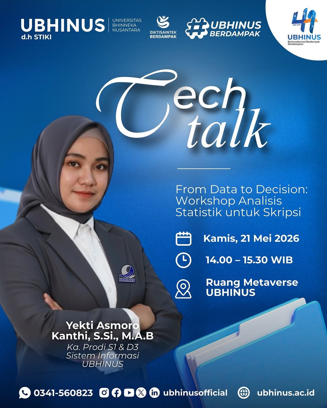 Post 8 by Universitas Bhinneka Nusantara (UBHINUS) d.h STIKI on Instagram (image)