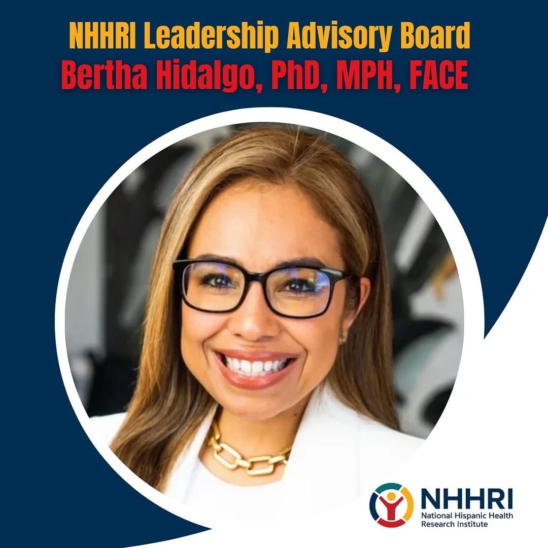 Post 9 by Dr. Bertha Hidalgo, PhD, MPH on Instagram (image)