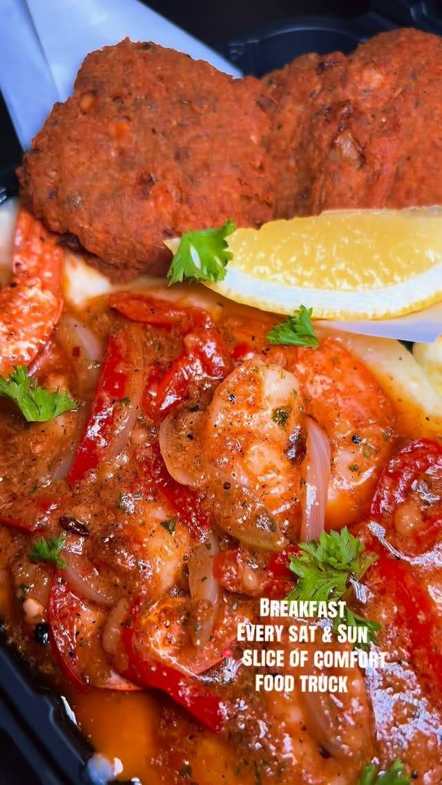 Post 2 by Royally Cle’s Catering & Slice of Comfort Food Truck on Instagram (video)