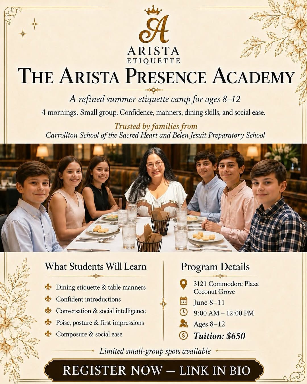 Post 7 by Arista Etiquette on Instagram (image)